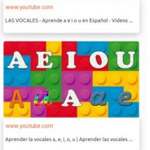 Conociendo las vocales