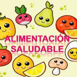 Imagen de portada del videojuego educativo: Alimentación sana, de la temática Salud