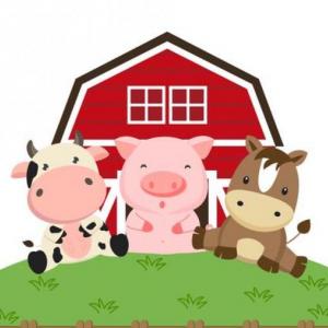 Los animales de la granja.