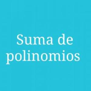 Suma de Polinomios 