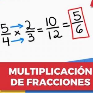 Multiplicación de fracciones