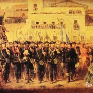 Imagen de portada del videojuego educativo: Qué fue la Batalla de Pavón?, de la temática Sociales