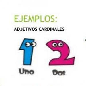 adjetivos numerales