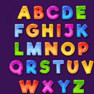 Imagen de portada del videojuego educativo: Las vocales y consonantes, de la temática Lengua
