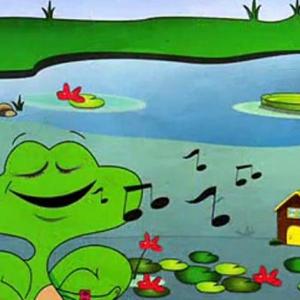 Imagen de portada del videojuego educativo: Canta la rana., de la temática Lengua