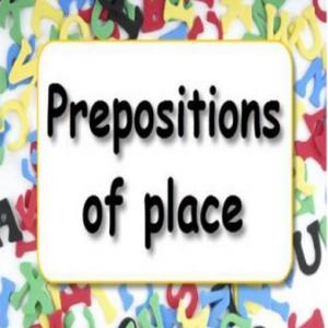Match prepositions of place.