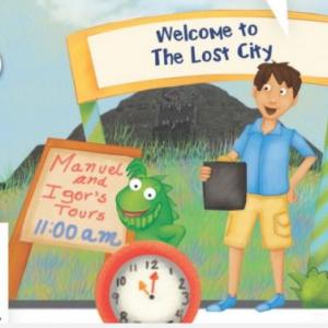 Imagen de portada del videojuego educativo: The lost city , de la temática Idiomas