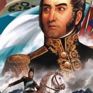 Imagen de portada del videojuego educativo: Gral. San Martin  , de la temática Historia