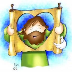 Imagen de portada del videojuego educativo: Jesús, centro de nuestras vidas, de la temática Religión