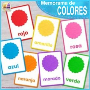 Imagen de portada del videojuego educativo: MEMORAMA DE COLORES, de la temática Artes