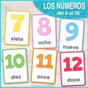 Imagen de portada del videojuego educativo: Números del 6 al 10, de la temática Matemáticas