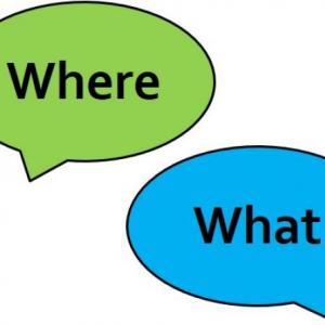 Where - What (Classroom)