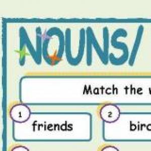 Vocabulary Nouns