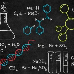 Imagen de portada del videojuego educativo: Que sabes de química?, de la temática Química