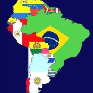 Imagen de portada del videojuego educativo: Banderas de Sudamérica, de la temática Geografía