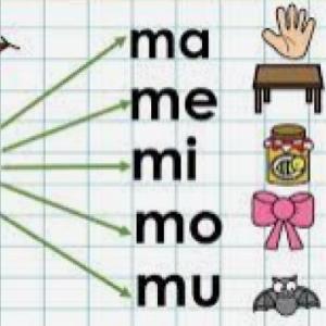 aprendamps a leer con la letra m