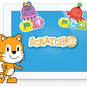 Imagen de portada del videojuego educativo: Scractch Jr cuestionario, de la temática Informática