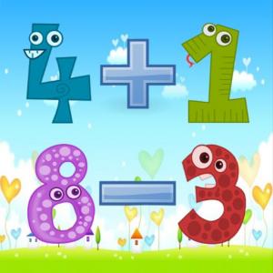 Imagen de portada del videojuego educativo: SUMAS  Y RESTAS SENCILLAS , de la temática Matemáticas