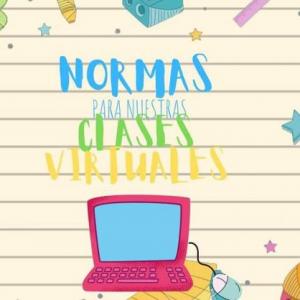 Imagen de portada del videojuego educativo: NORMAS CLASE VIRTUAL , de la temática Sociales