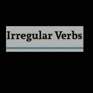 Portada del juego simple past - irregular verbs – Idiomas