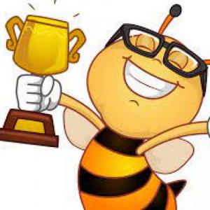 Imagen de portada del videojuego educativo: Spelling bee, de la temática Idiomas