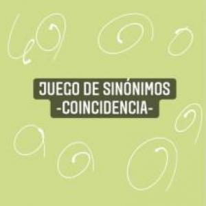 Imagen de portada del videojuego educativo: Coincidencia de sinónimos., de la temática Literatura