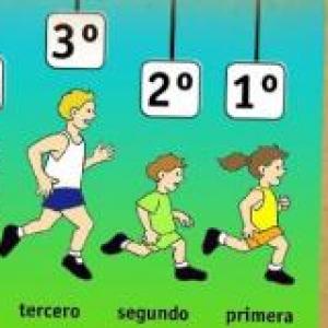 Adjetivos Numerales
