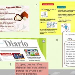 Tipos de texto