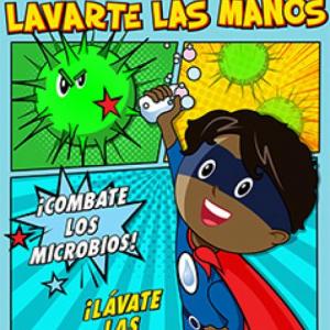 Imagen de portada del videojuego educativo: Aprendiendo sobre el afiche, de la temática Lengua