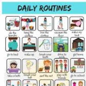 Daily routine path