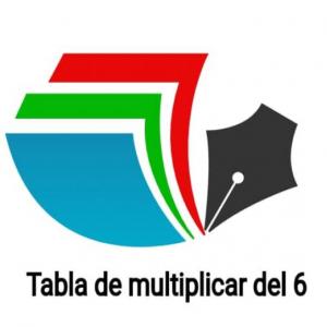 Tabla de multiplicar del 6