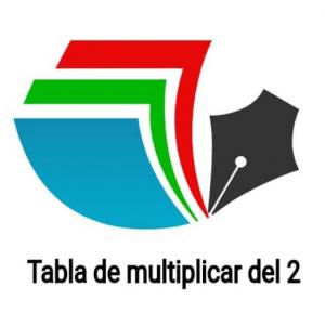 Tabla de multiplicar del 2
