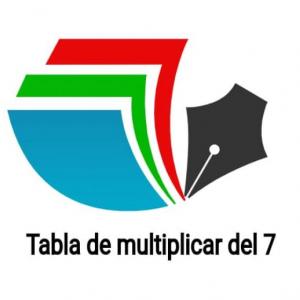 Tabla de multiplicar del 7