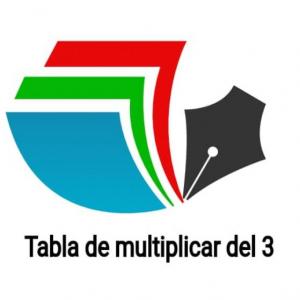 Tabla de multiplicar del 3