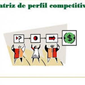Imagen de portada del videojuego educativo: Matriz de Perfil Competitivo, de la temática Empresariado