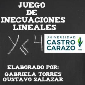 Imagen de portada del videojuego educativo: Avanza casillas de inecuaciones lineales Salazar/Torres, de la temática Matemáticas