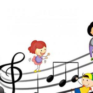 Imagen de portada del videojuego educativo: LAS NOTAS MUSICALES, de la temática Música