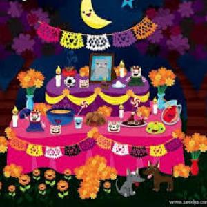 Imagen de portada del videojuego educativo: Ofrenda de día de muertos. , de la temática Costumbres
