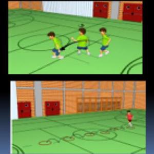 Imagen de portada del videojuego educativo: Habilidades Kinestésicas y Coordinativas., de la temática Deportes