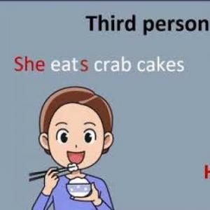 What is the third person?