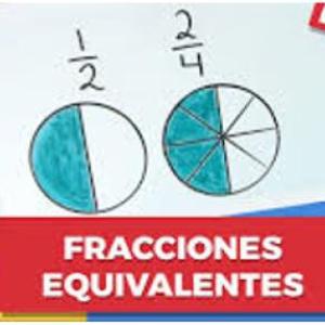 Imagen de portada del videojuego educativo: APRENDEMOS JUGANDO FRACCIONES EQUIVALENTES, de la temática Matemáticas