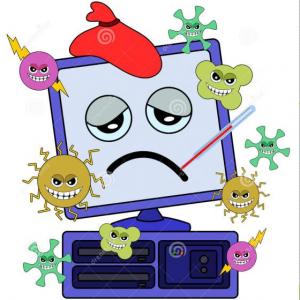 Imagen de portada del videojuego educativo: MEMORAMA VIRUS, de la temática Informática