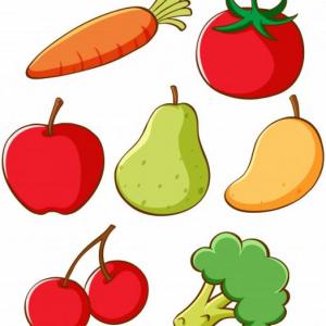Las frutas y verduras
