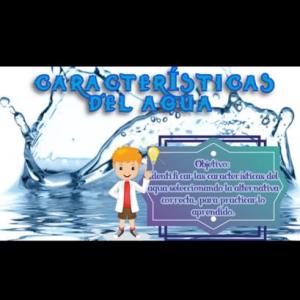 Las características del agua