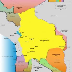 GEOGRAFÍA LIMÍTROFE Y LÍMITES DE BOLIVIA