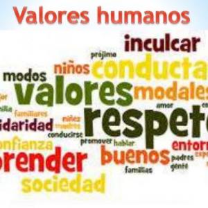 VALORES HUMANOS