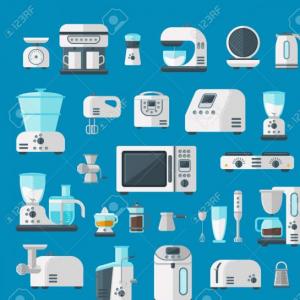 Imagen de portada del videojuego educativo: ELECTRODOMÉSTICOS, de la temática Informática