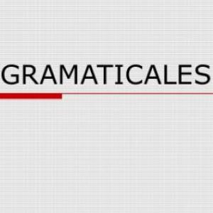 Categorías gramaticales