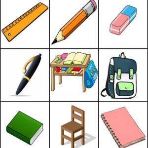 SCHOOL OBJECTS