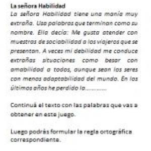 La señora Habilidad